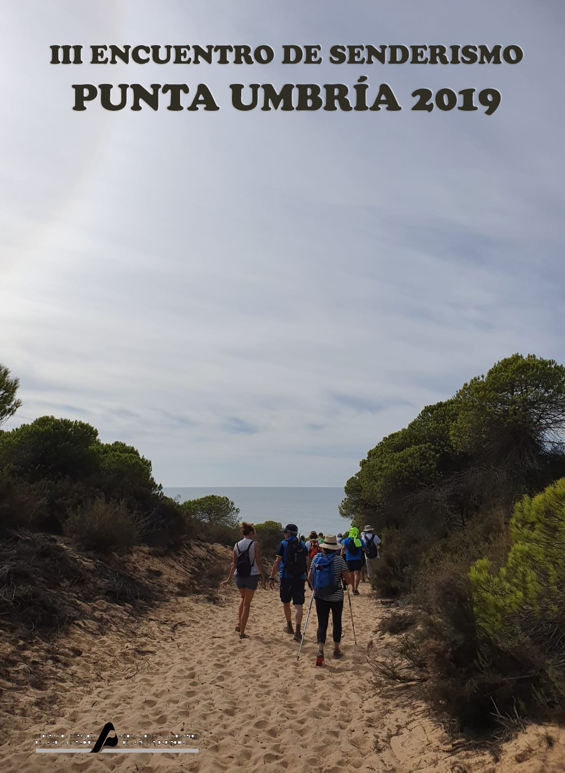 Cartel de los encuentros de Senderismo Punta Umbría 2019